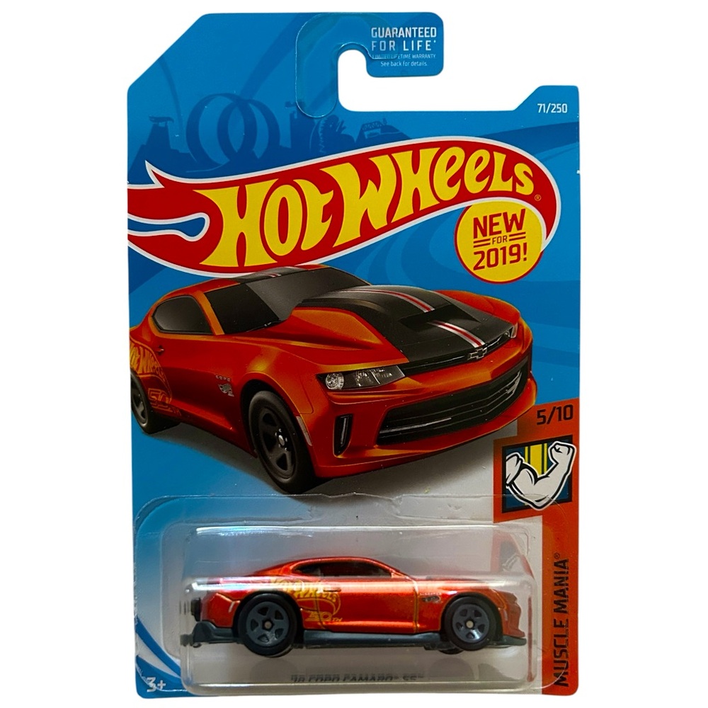 2019 Hot Wheels Chevy '18 COPO Camaro SS Muscle Mania 1:64 Orange #71/250 NIP